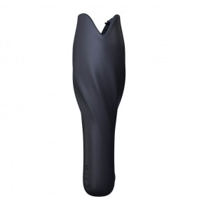 MizzZee - Licking Vibrating Glans Trainer (Chargeable - Black)